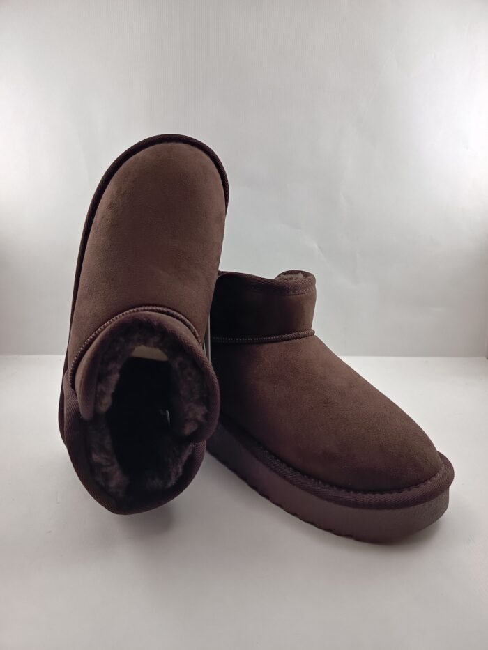 Bota australiana de ante marron sin cierres, D. Franklin mod. 370021 - Imagen 4