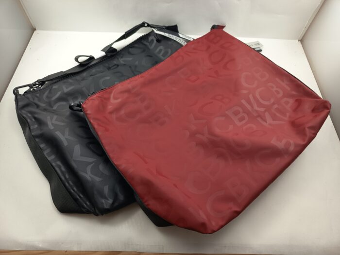 Bolso de hombro sintetico en varios colores y cierres de cremallera, Kcb mod. 3200