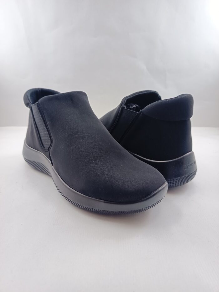 Botin de piel negra sin cierres, A'rcopedico mod. 4686 - Imagen 3