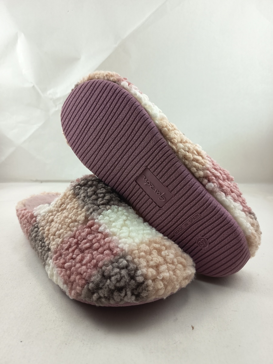 Alpargata de casa tipo chancla sintetica multicolor sin cierres, Garzón mod. 15300 - Imagen 3