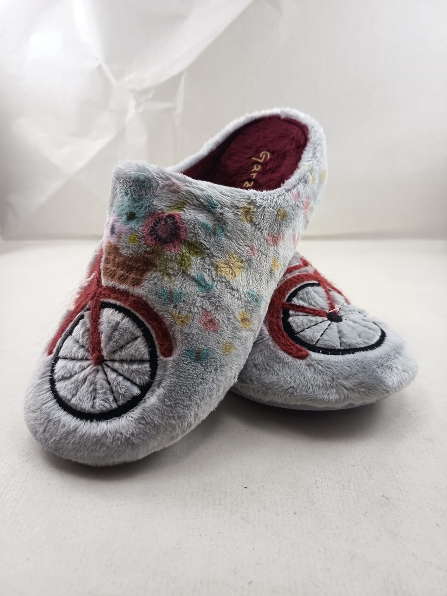 Alpargata de casa tipo chancla sintetica multicolor sin cierres, Garzón mod. 15370 - Imagen 4