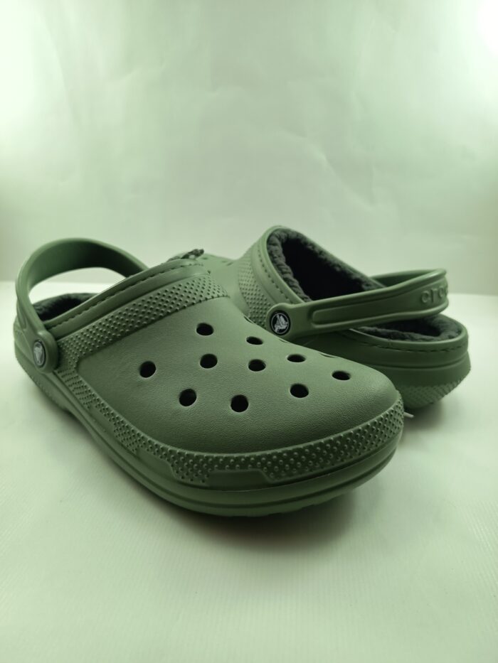 Croc classico verde sin cierres y tira trasera, Croc mod. 203591 - Imagen 2