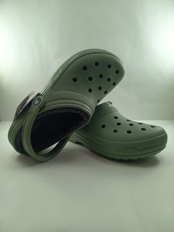 Croc classico verde sin cierres y tira trasera, Croc mod. 203591 - Imagen 4
