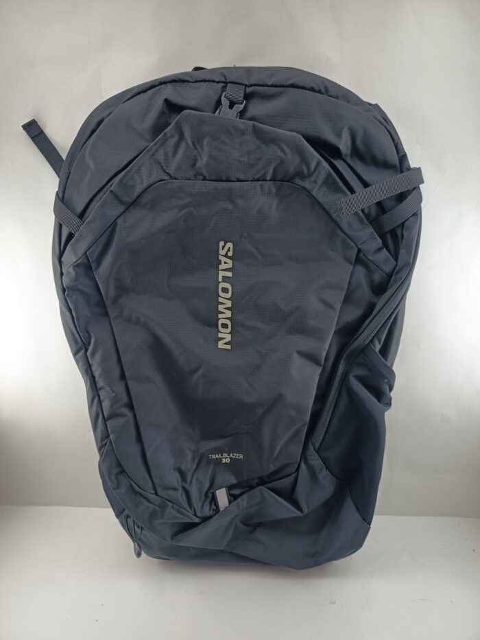Mochila de sport sintetico negra con cierres de cremallera, Salomon mod. LC2183200