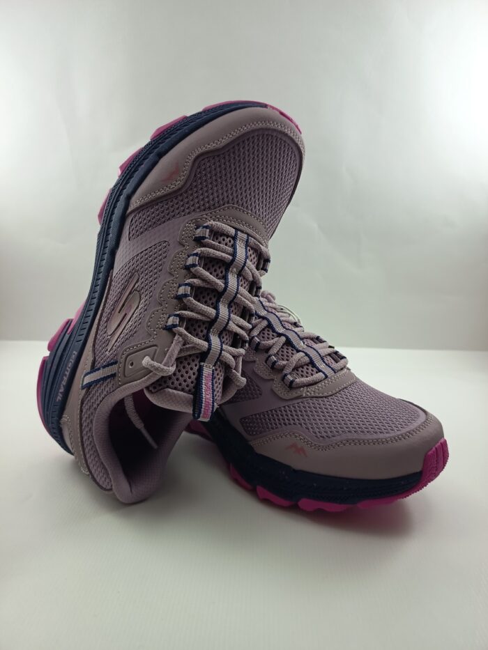 Semi-sport sintetico lila con cierre de cordon, Skechers mod. 129525