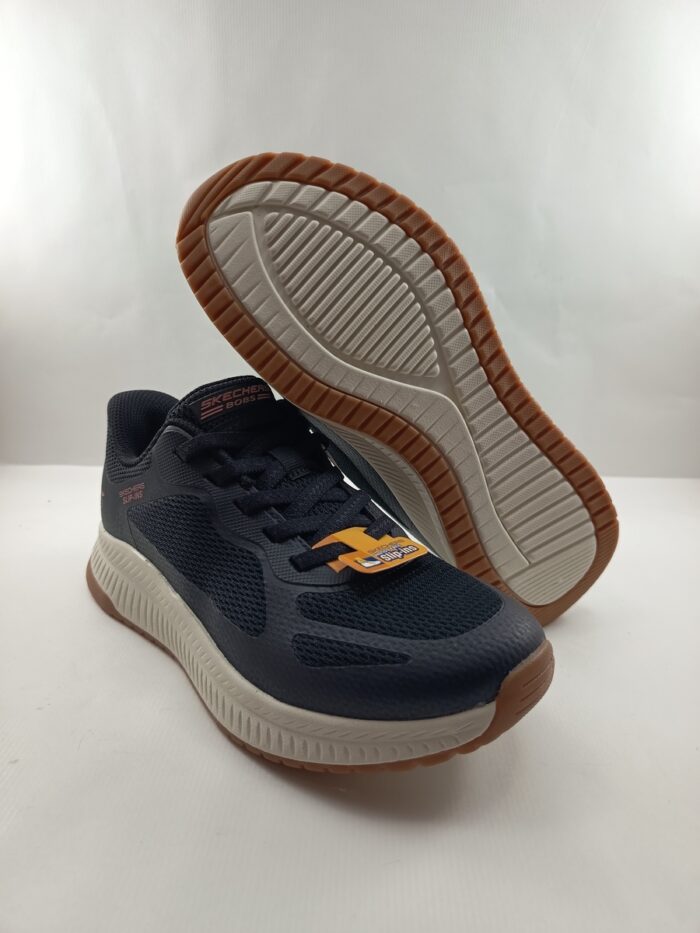 Semi-sport sintetico negro sin cierres, modelo sliping, Skechers mod. 117624 - Imagen 4