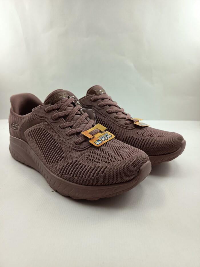 Semi-sport sintetico rosa sin cierres, modelo sliping, Skechers mod. 117497