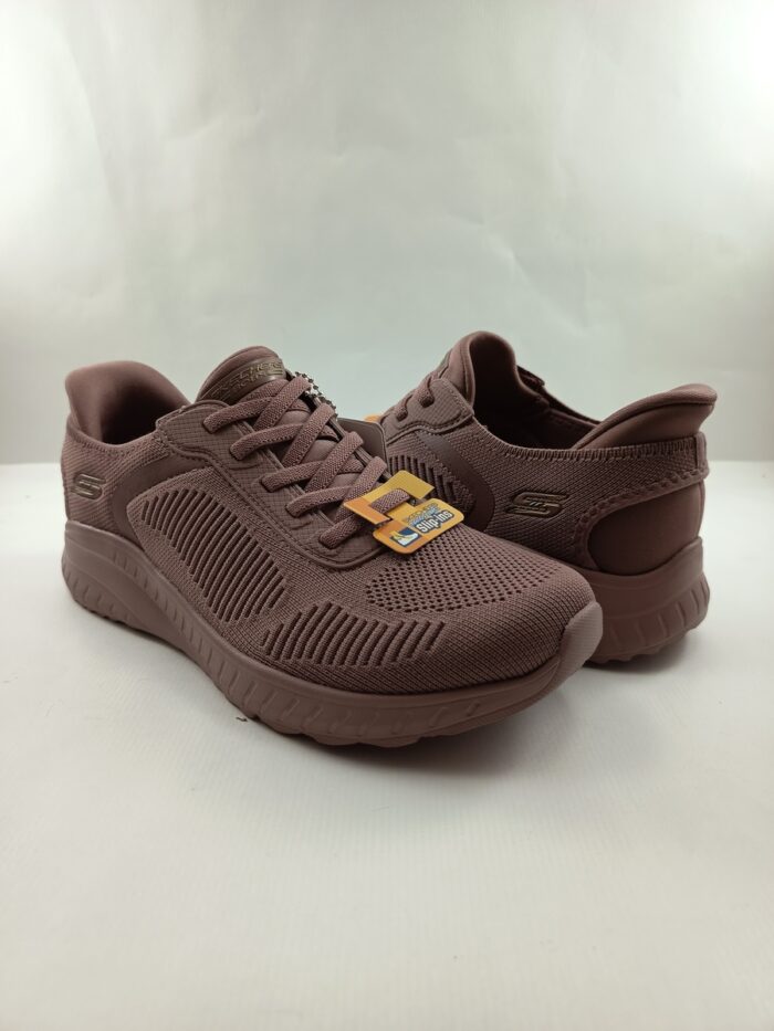 Semi-sport sintetico rosa sin cierres, modelo sliping, Skechers mod. 117497 - Imagen 2