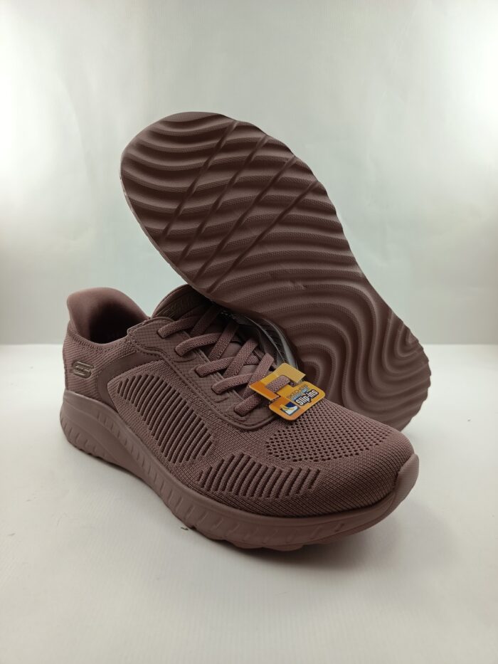 Semi-sport sintetico rosa sin cierres, modelo sliping, Skechers mod. 117497 - Imagen 3