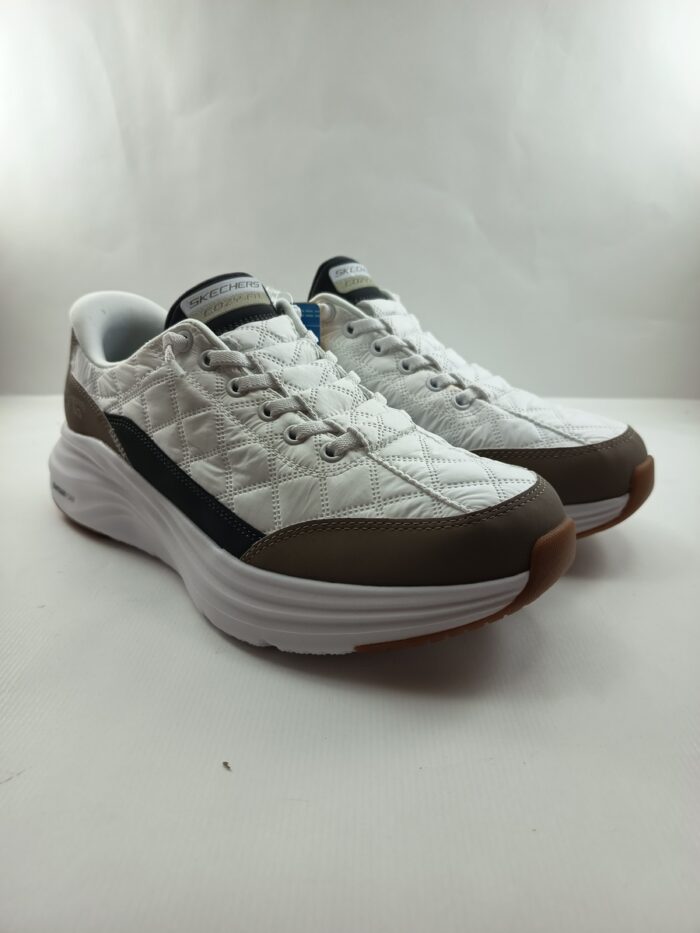 Semi-sport sintetico blanco sin cierres, modelo sliping, Skechers mod. 232619 - Imagen 2