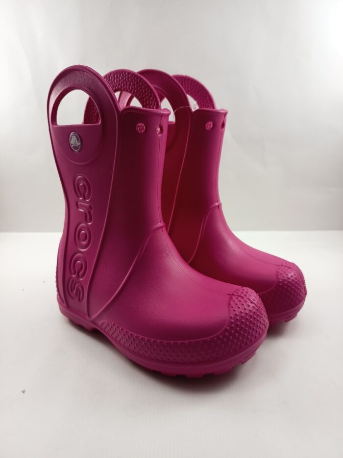 Bota de agua sintetica rosa sin cierres, Croc mod. 12803