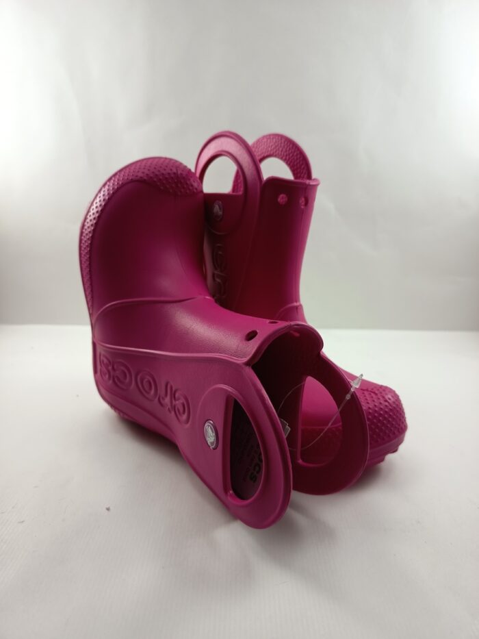 Bota de agua sintetica rosa sin cierres, Croc mod. 12803 - Imagen 4