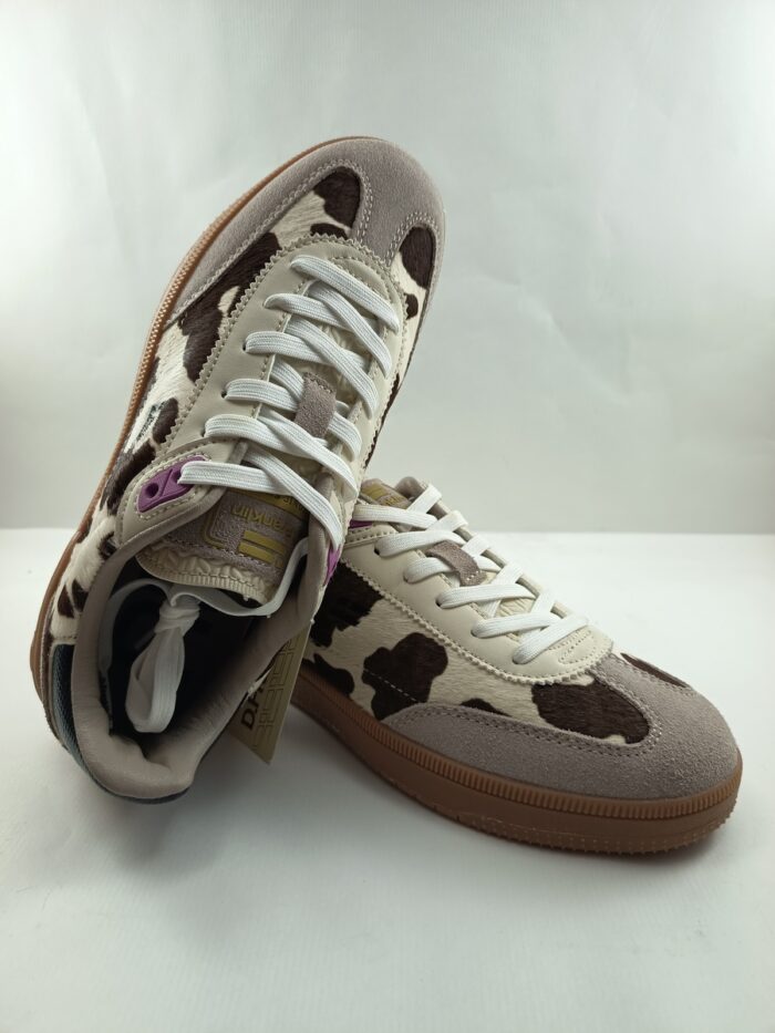 Semi-sport de piel multicolor con cierre de cordon, D. Franklin mod. 387009 - Imagen 4