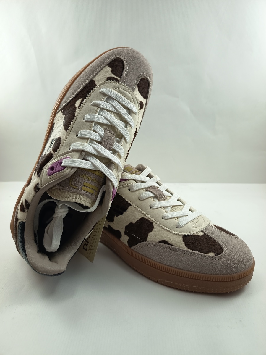 Semi-sport de piel multicolor con cierre de cordon, D. Franklin mod. 387009 - Imagen 4