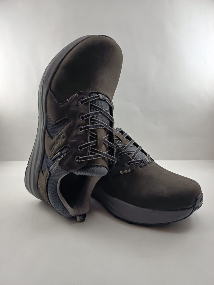 Semi-sport de piel gris gore-tex con cierre de cordon, Chiruca mod. Sidney 03 - Imagen 4