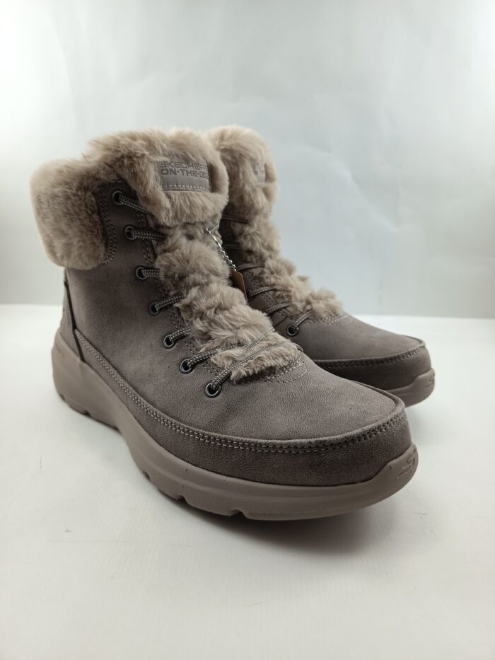 Bota sintetica camel con cierre de cordon, Skechers mod. 144202
