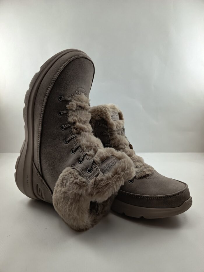 Bota sintetica camel con cierre de cordon, Skechers mod. 144202 - Imagen 4
