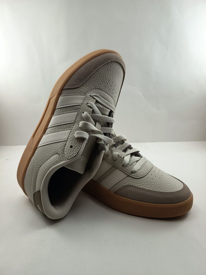Semi-sport sintetico crema con cierre de cordon, Adidas mod. JR3557