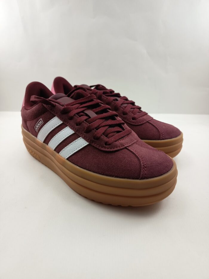 Semi-sport sintetico granate con cierre de cordon, Adidas mod. IH4780