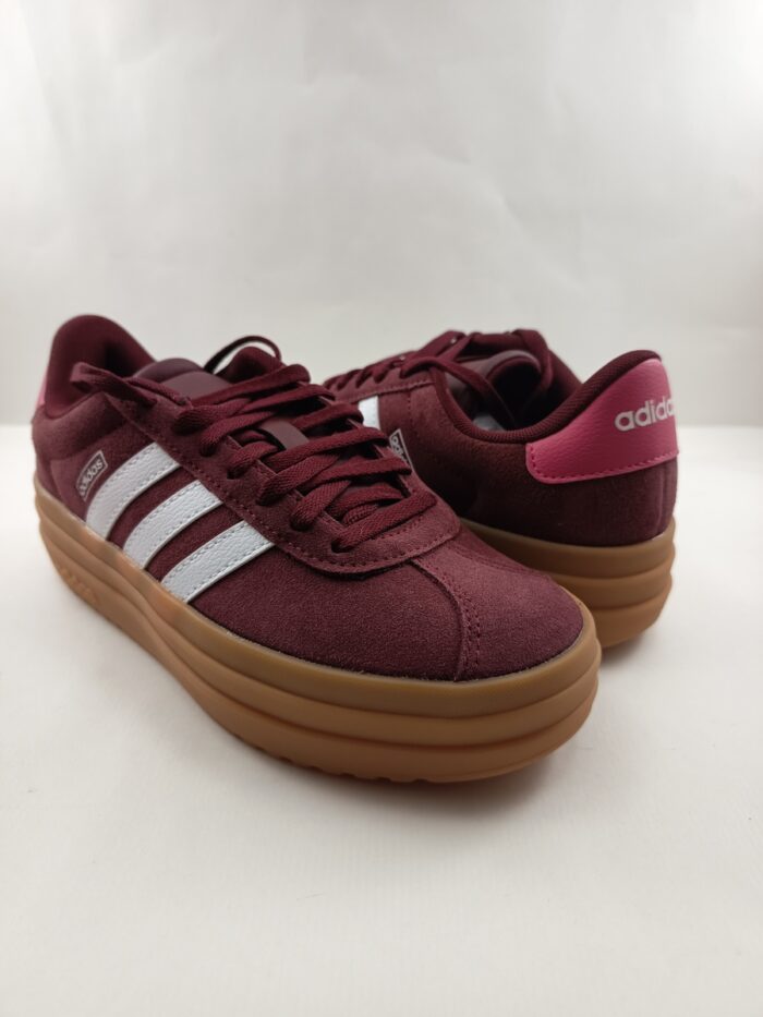 Semi-sport sintetico granate con cierre de cordon, Adidas mod. IH4780 - Imagen 2