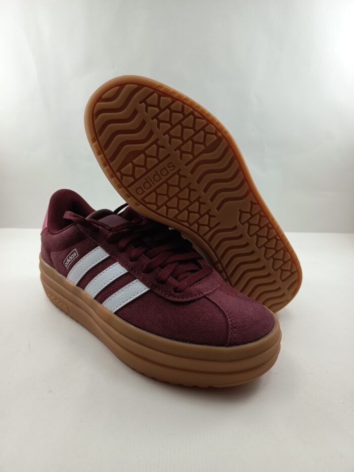Semi-sport sintetico granate con cierre de cordon, Adidas mod. IH4780 - Imagen 3