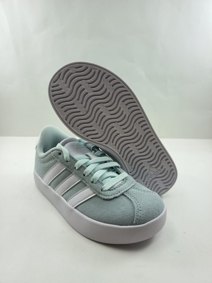 Semi-sport sintetico gris con cierre de cordon, Adidas mod. IH2406 - Imagen 3