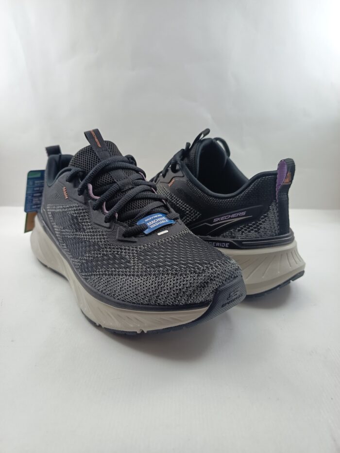 Semi-sport sintetico negro con cierre de cordon, Skechers mod. 150471 - Imagen 2