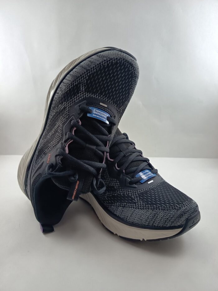 Semi-sport sintetico negro con cierre de cordon, Skechers mod. 150471 - Imagen 4