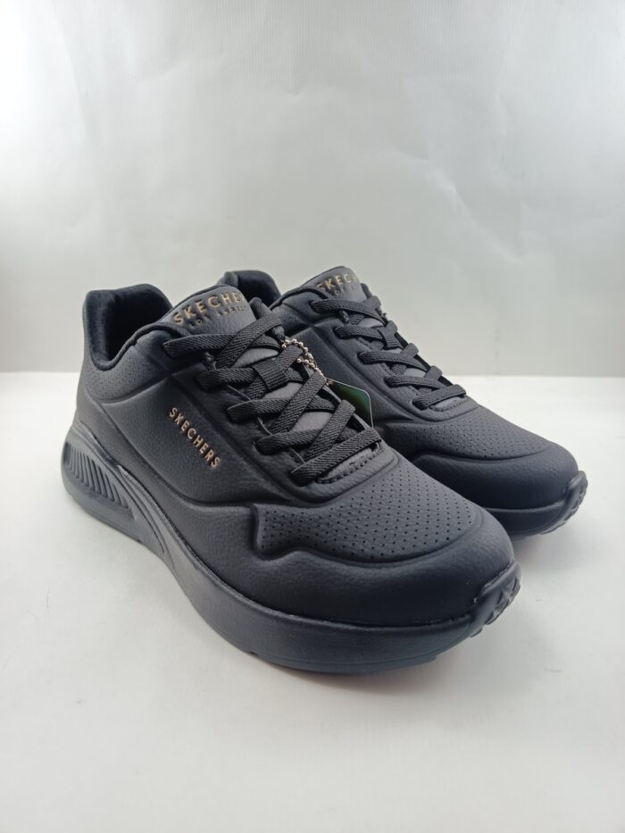 Semi-sport sintetico negro con cierre de cordon, Skechers mod. 177289
