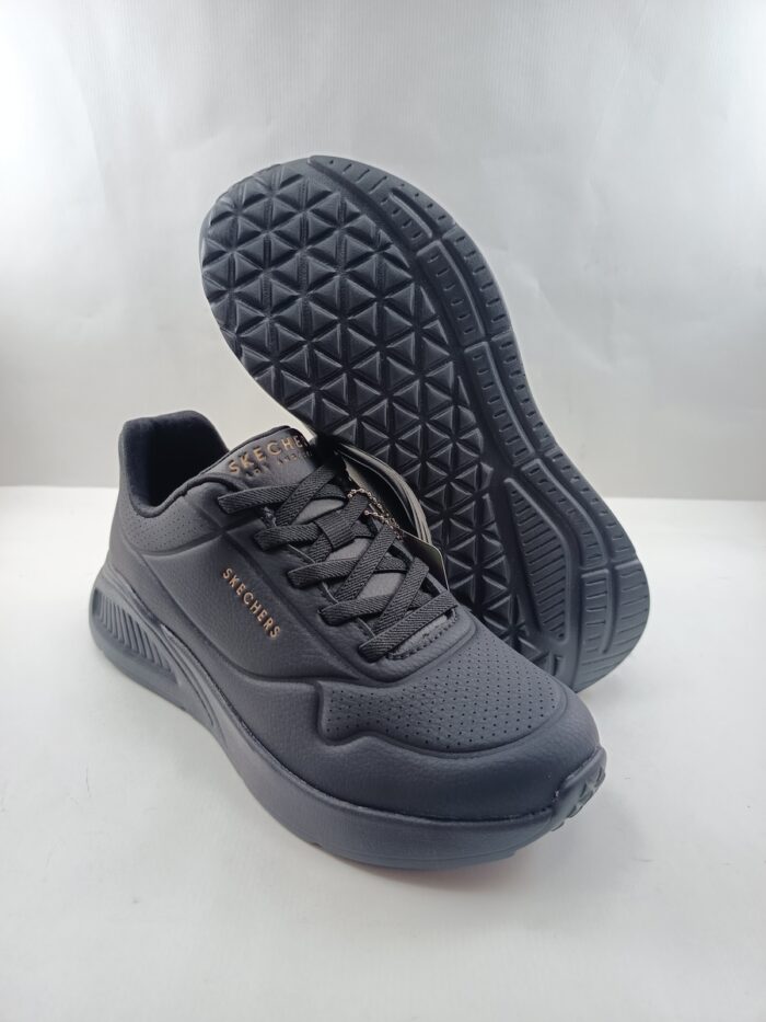 Semi-sport sintetico negro con cierre de cordon, Skechers mod. 177289 - Imagen 3