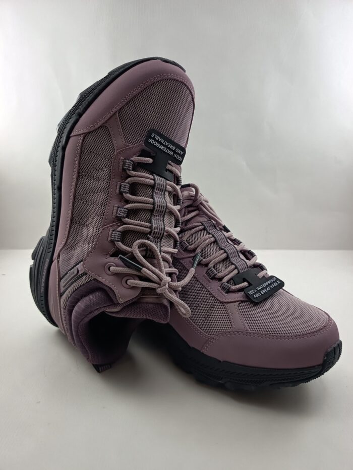 Semi-sport sintetico magenta con cierre de cordon, modelo waterproof, Skechers mod. 129531 - Imagen 4