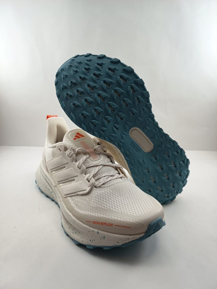 Deportivo sintetico blanco con cierre de cordon, Adidas mod. JR3004