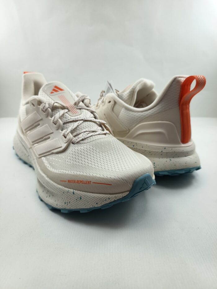 Deportivo sintetico blanco con cierre de cordon, Adidas mod. JR3004 - Imagen 4