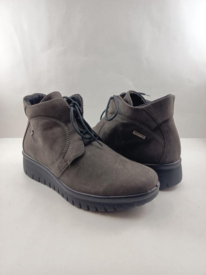 Bota de ante gris con cierre de cordon, Josef seibel mod. 55350 - Imagen 2