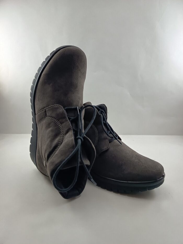 Bota de ante gris con cierre de cordon, Josef seibel mod. 55350 - Imagen 4