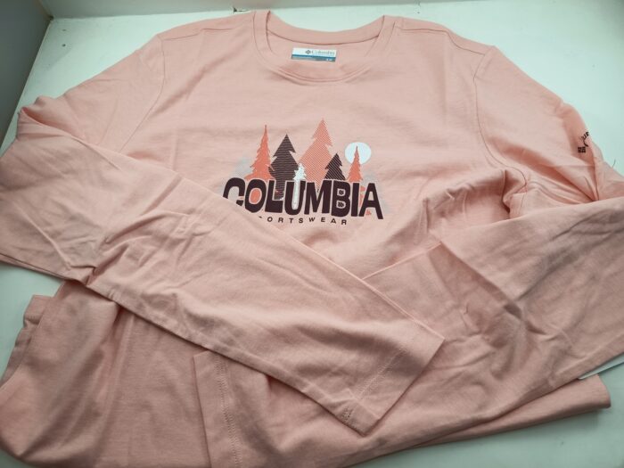 Camiseta manga larga sintetica rosa sin cierres, Columbia mod. 2135241