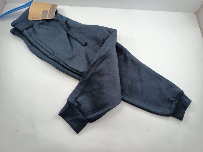 Pantalon sintetico negro con cierre de cordon, Joluvi mod. 233874