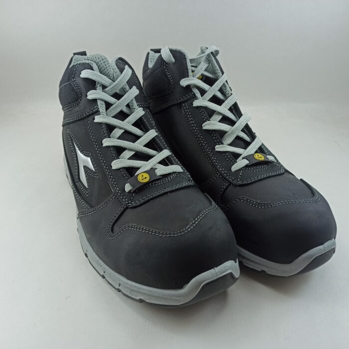 Bota de seguridad negra Diadora con cordon run mid 701-175.304-75068 - Imagen 2