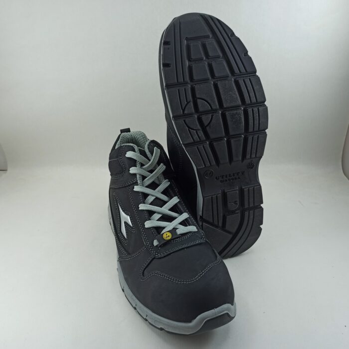Bota de seguridad negra Diadora con cordon run mid 701-175.304-75068 - Imagen 4