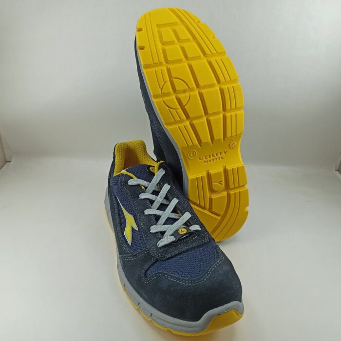 Deportivo de seguridad azul Diadora con cordon run text low 701-175305-1246 - Imagen 4