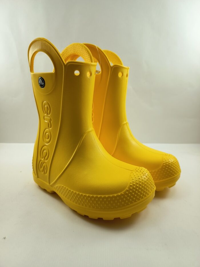 Bota de agua croc sintetica amarilla sin cierres, Croc mod. 12803