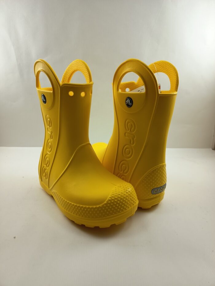 Bota de agua croc sintetica amarilla sin cierres, Croc mod. 12803 - Imagen 2