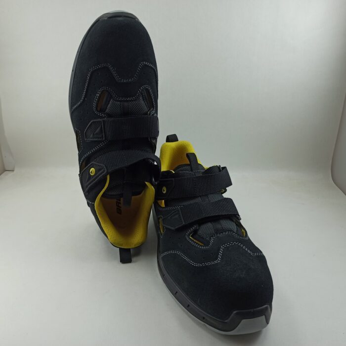 Sandalia de seguridad negra Diadora con velcro run net airbox 701-176210-4663