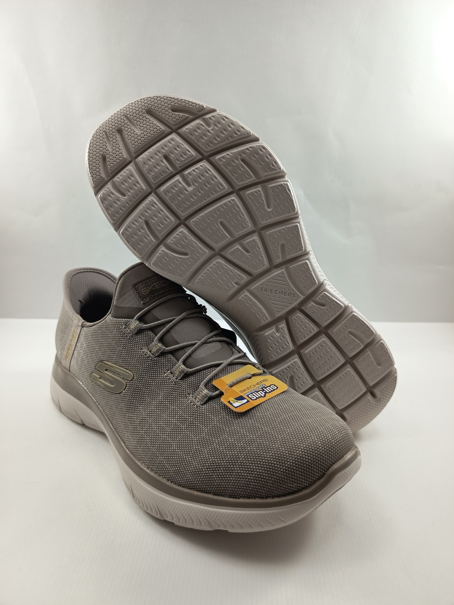 Semi-sport sintetico camel slip-ing, skechers mod. 150128 - Imagen 4