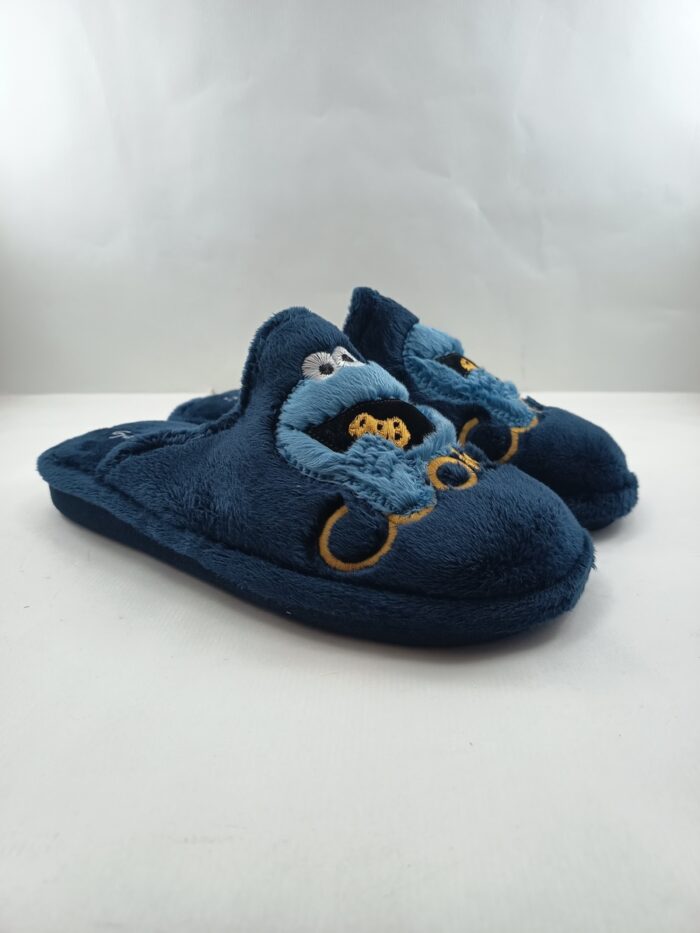 Zapatillas de casa sintetico azul sin cierres, Garzón mod. 373.275