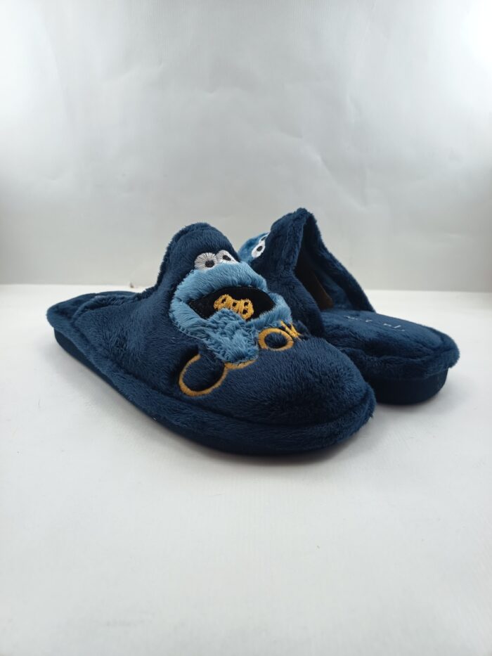 Zapatillas de casa sintetico azul sin cierres, Garzón mod. 373.275 - Imagen 2