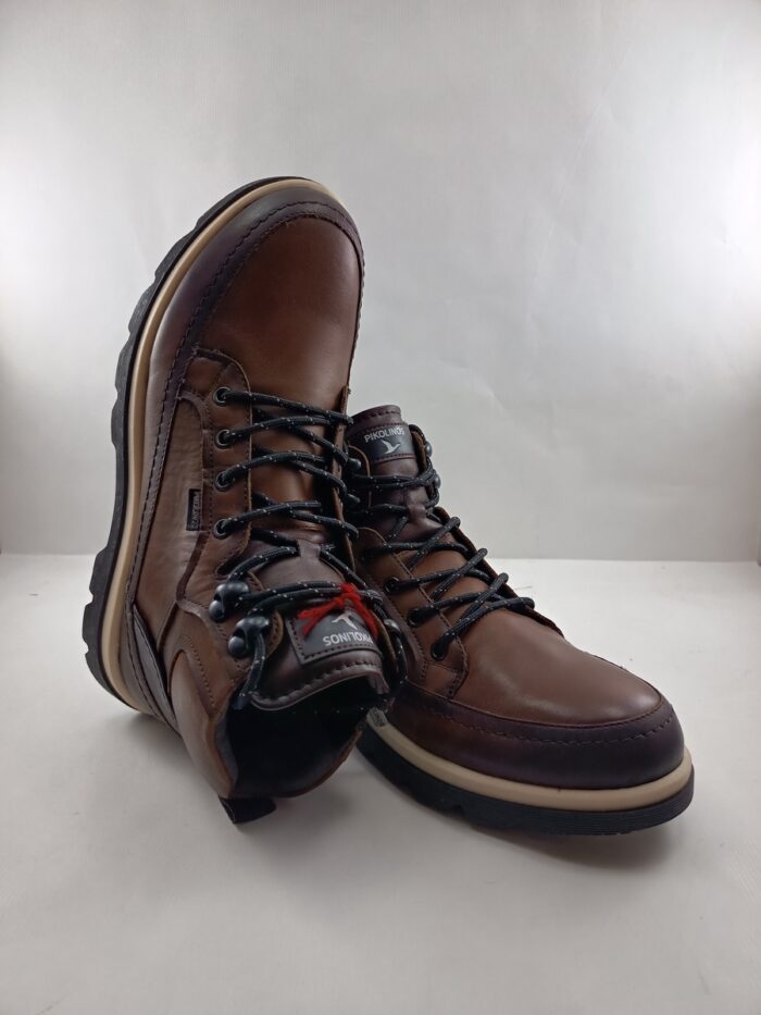 Bota de piel cuero con cierre de cordon, Pikolinos mod. 8107C1 - Imagen 4