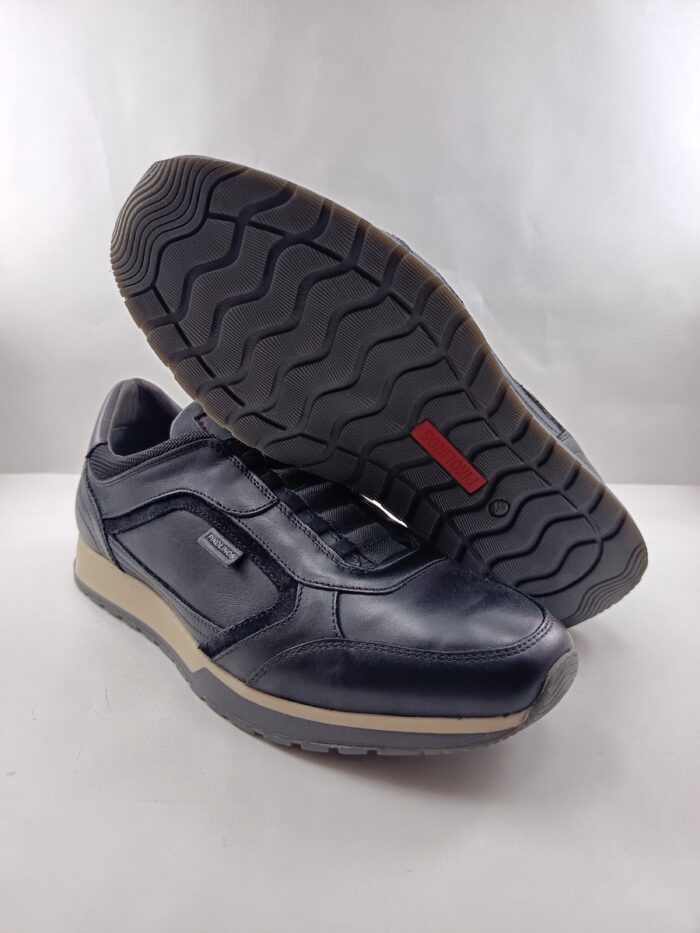 Semi-sport de piel negro con cierre de cordon, Pikolinos mod. 6247C1 - Imagen 3