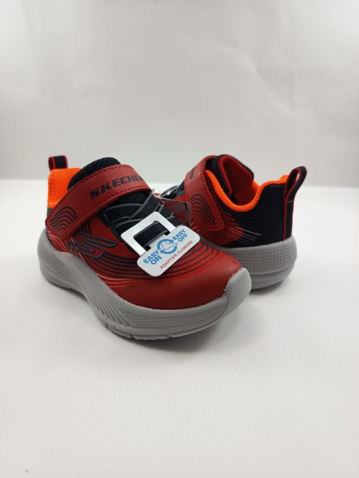 Semi-sport sintetico rojo con cierre de velcro, Skechers mod. 403926/24 - Imagen 3