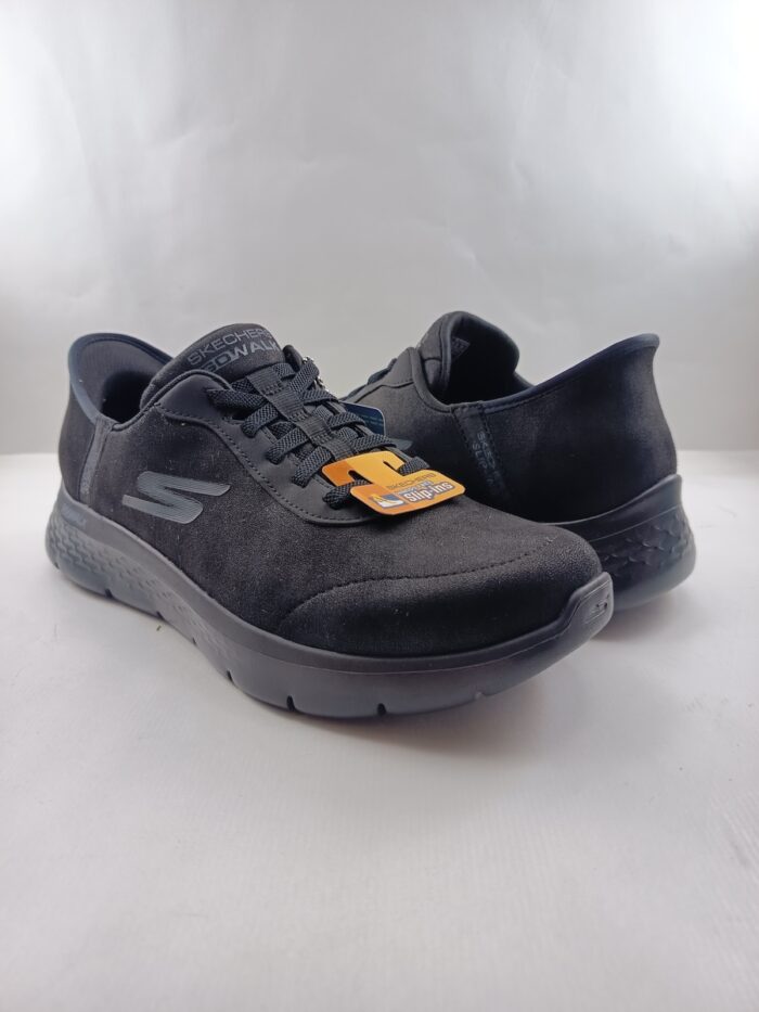 Semi-sport serraje negro sin cierres slip-ing, Skechers mod. 216326 - Imagen 2